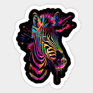 Zebra Jubilant Jaunt Sticker